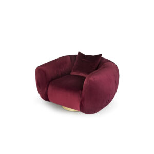 BELLY single sofa bordeaux