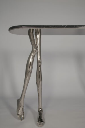 MONROE CONSOLE NICKEL BRASS 8