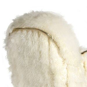 Liberty armchair low back sheep fur 3 - BESSA